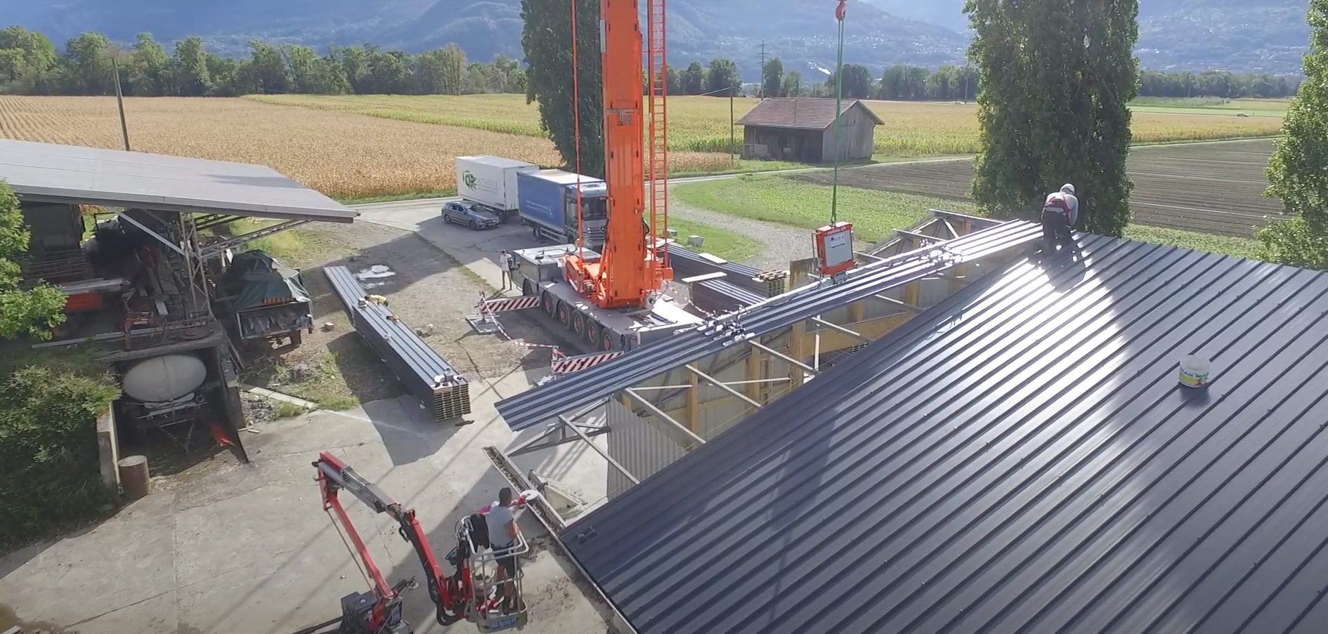 Rénovation toiture d’une autoécole (2 000 m²)